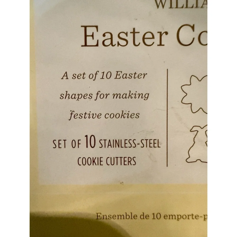 Williams Sonoma 10 Easter Cookie Cutters 3